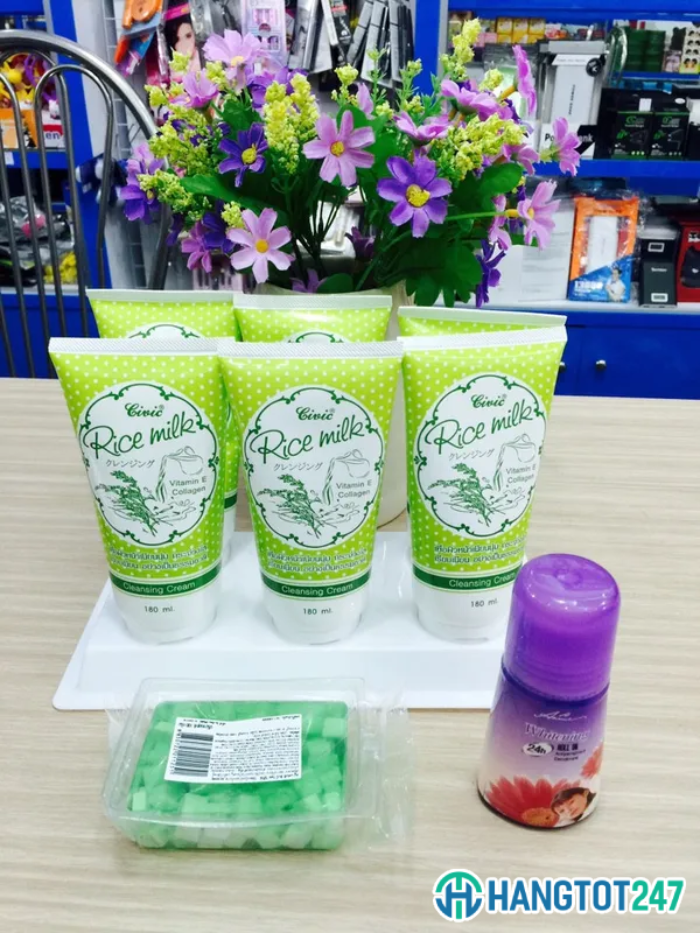 Review Sữa rửa mặt gạo Civic Rice Milk Thái Lan 