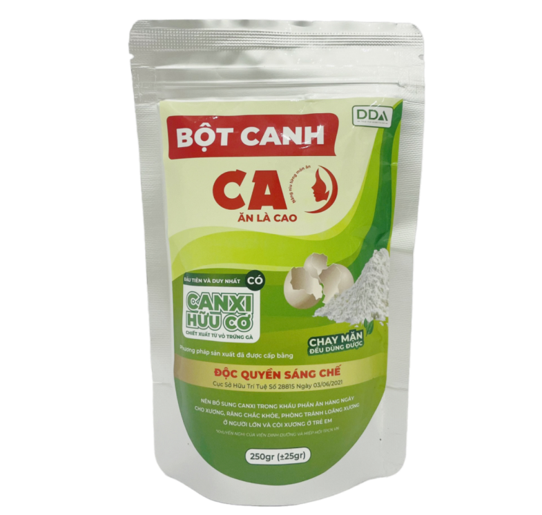Tăng cường canxi với bột canh hữu cơ CAO