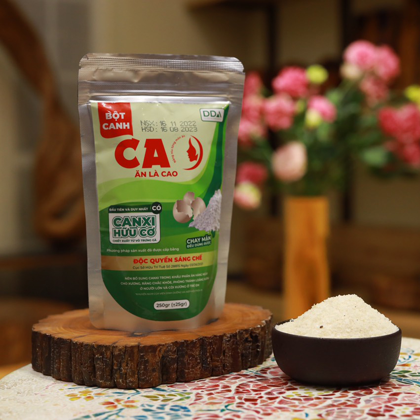 Mọi bữa ăn luôn đầy đủ canxi với bột canh canxi CAO