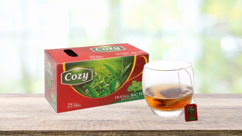 Trà túi lọc Cozy - hương vị tự nhiên, chất lượng tinh tế, trải nghiệm tuyệt vời
