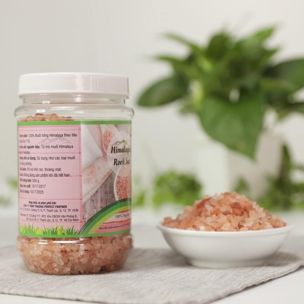 Muối hồng Himalaya - Bổ sung khoáng chất thiên nhiên tinh khiết cho cơ thể