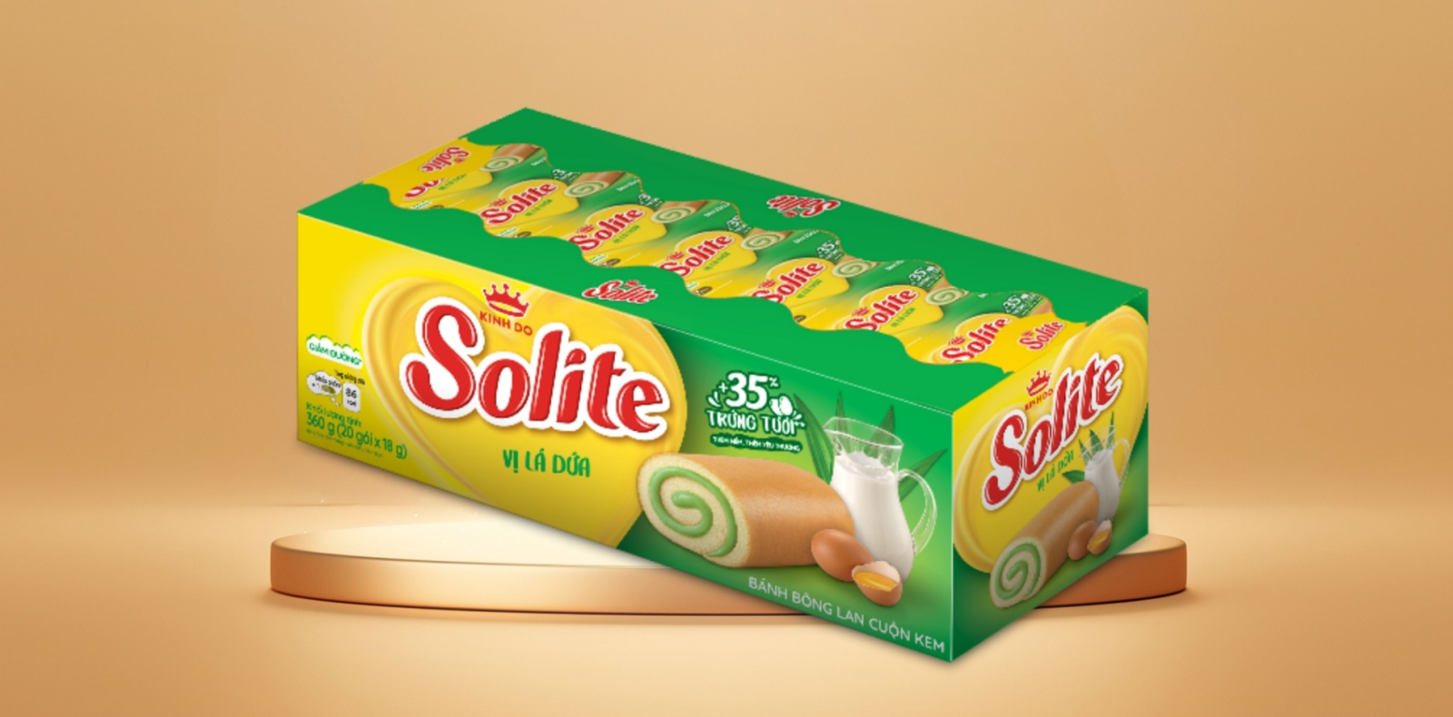 Bánh bông lan Solite - Sự lựa chọn không thể thiếu của bữa ăn gia đình