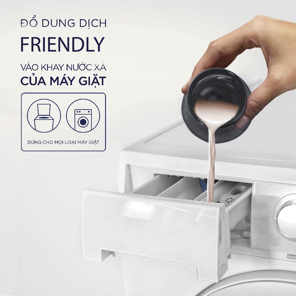 Nước giặt Friendly - Sự lựa chọn thông minh và hoàn hảo cho mọi gia đình