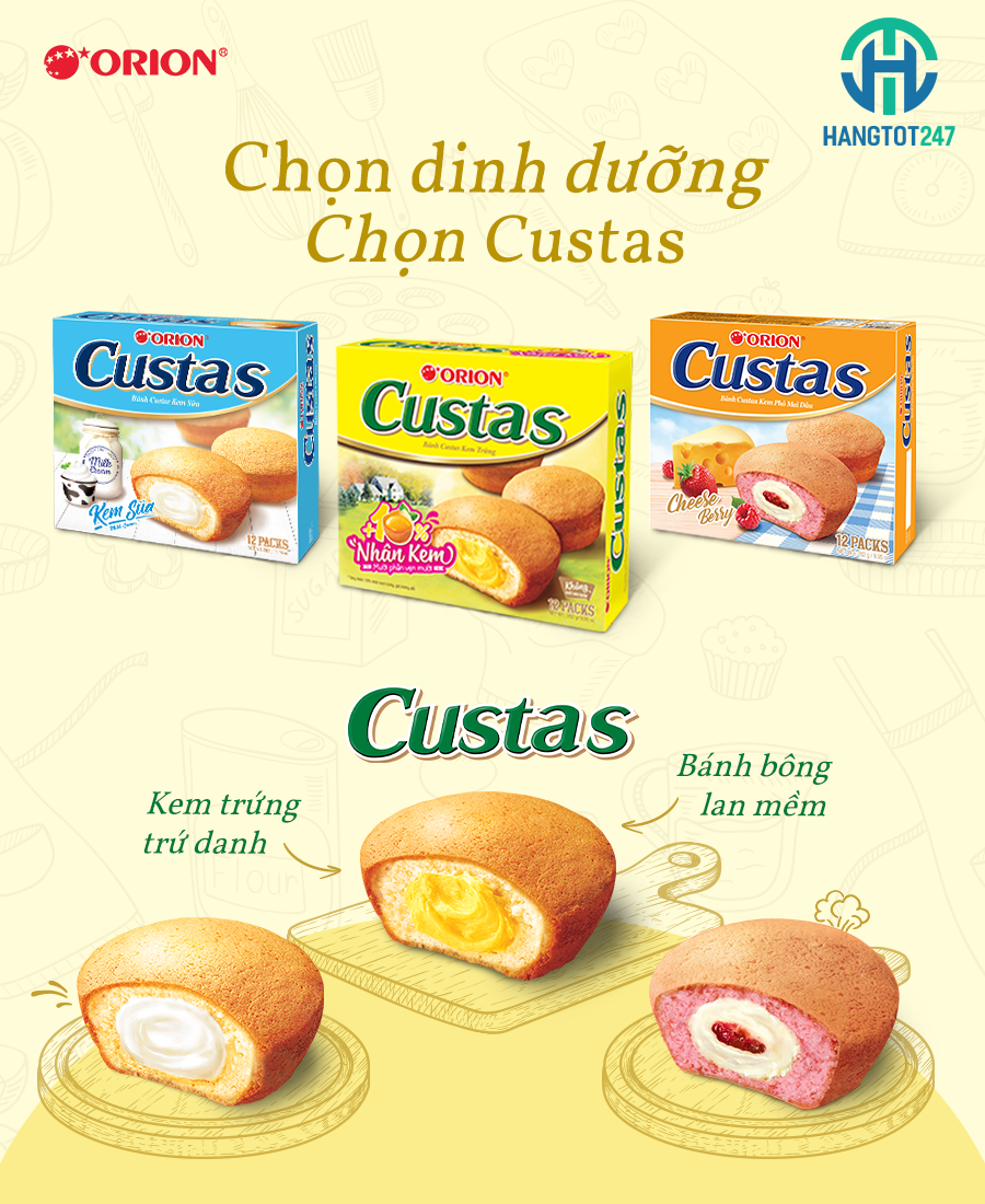 Tận hưởng hương vị ngọt ngào trong từng miếng bánh kem trứng Custas - Thức quà tuyệt vời cho mọi người