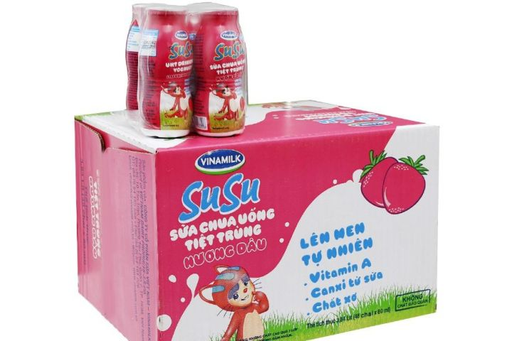 Sữa chua Susu hương dâu - Vị ngon khó cưỡng, sức khoẻ vượt trội 