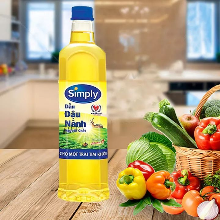Dầu đậu nành Simply - Hương vị tự nhiên, dinh dưỡng tuyệt vời, đảm bảo sức khỏe