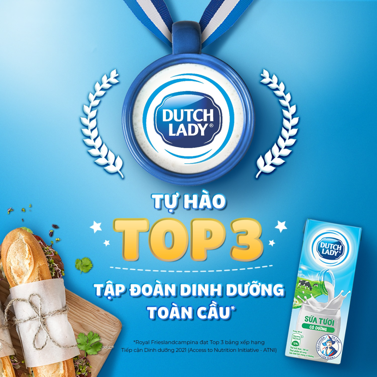 Khởi đầu ngày mới khỏe mạnh với sữa tươi tiệt trùng Dutch Lady