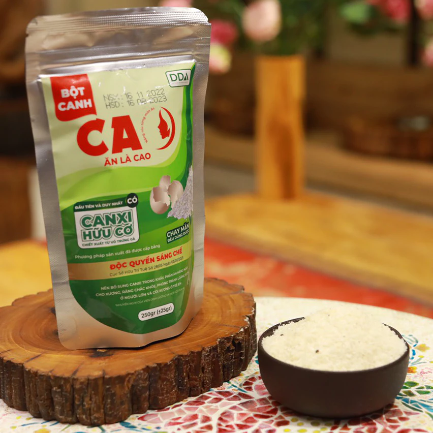 Tăng cường canxi với bột canh hữu cơ CAO