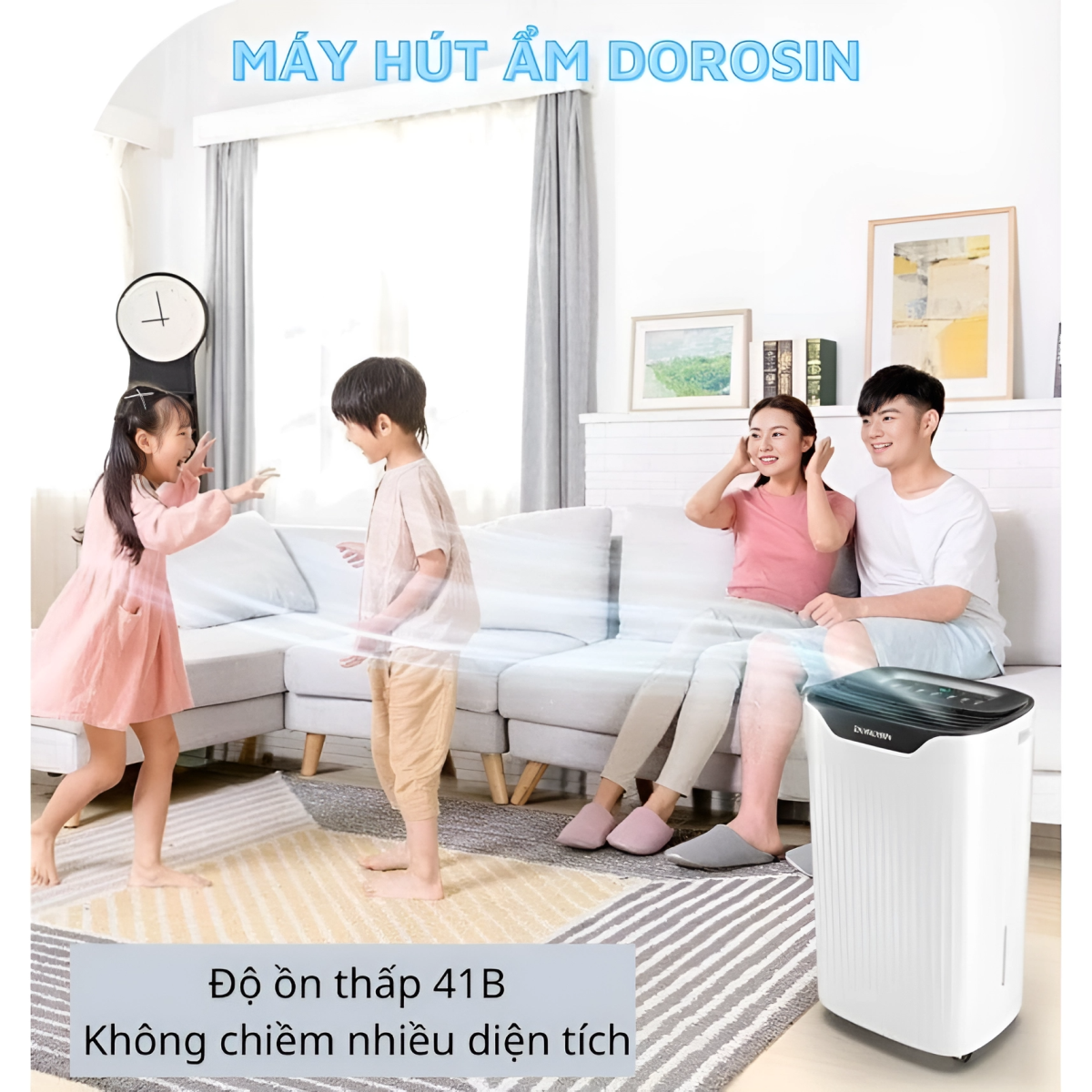 Máy hút ẩm Dorosin - Giải pháp thông minh cho mùa nồm ẩm