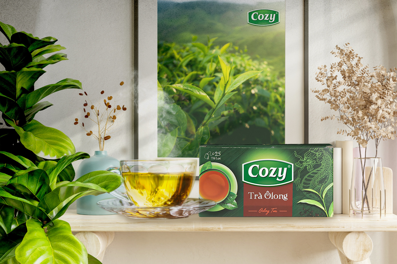 Trà túi lọc Cozy - hương vị tự nhiên, chất lượng tinh tế, trải nghiệm tuyệt vời