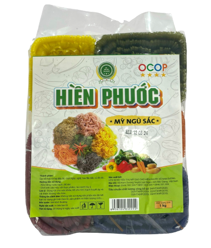 Làm cho bữa ăn thêm nhiều màu sắc với mỳ chũ ngũ sắc Hiền Phước