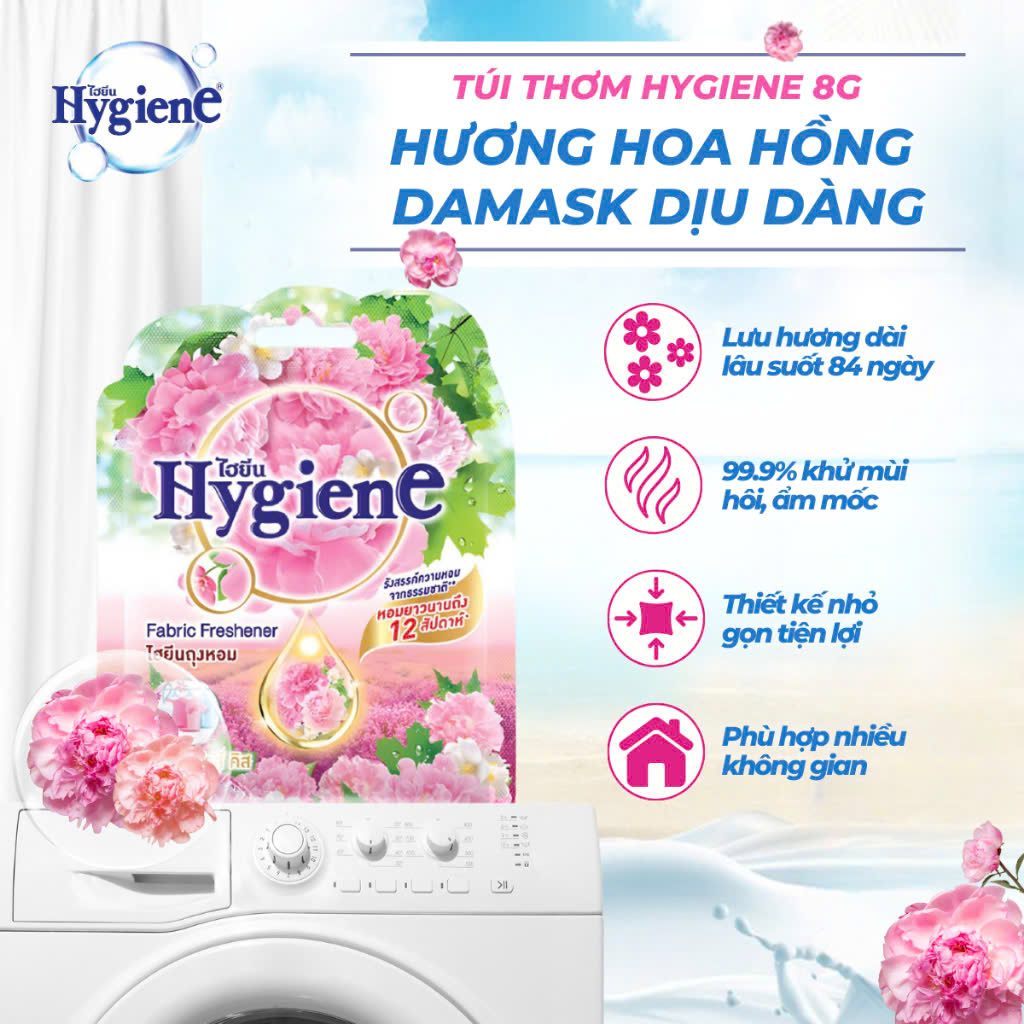 Giữ cho quần áo luôn thơm mát với túi thơm Hygiene Thái Lan
