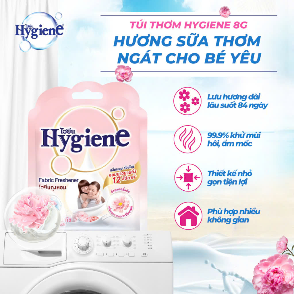 Giữ cho quần áo luôn thơm mát với túi thơm Hygiene Thái Lan
