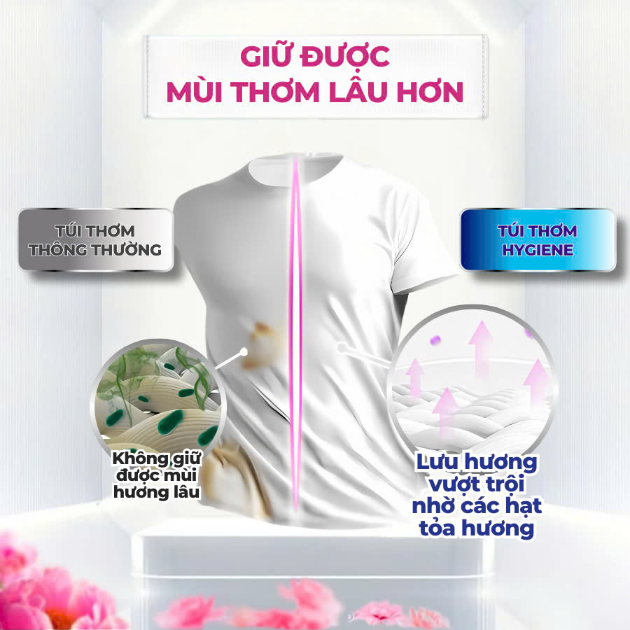 Giữ cho quần áo luôn thơm mát với túi thơm Hygiene Thái Lan