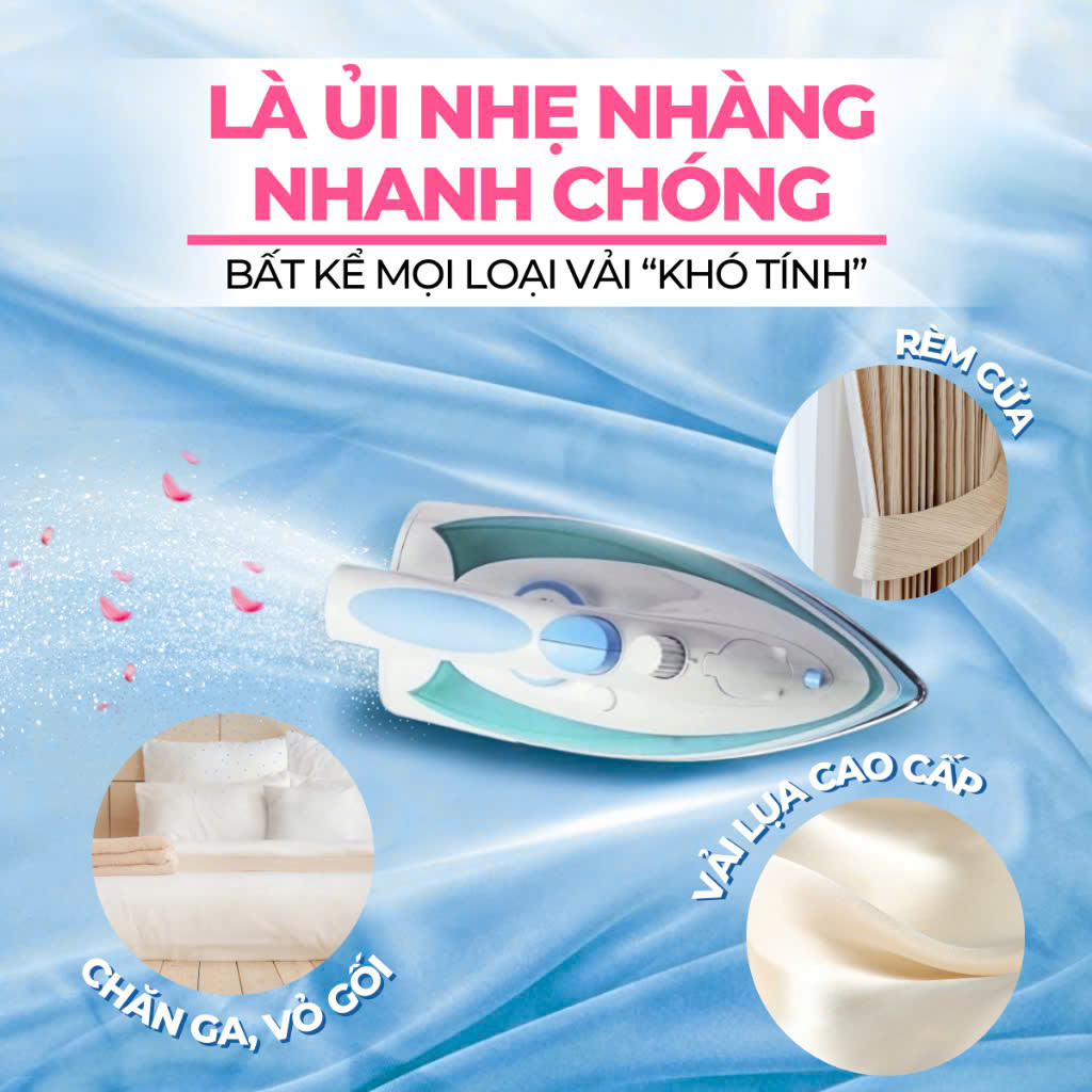 Ngát hương ủi nhàn với nước xịt thơm quần áo Hygiene