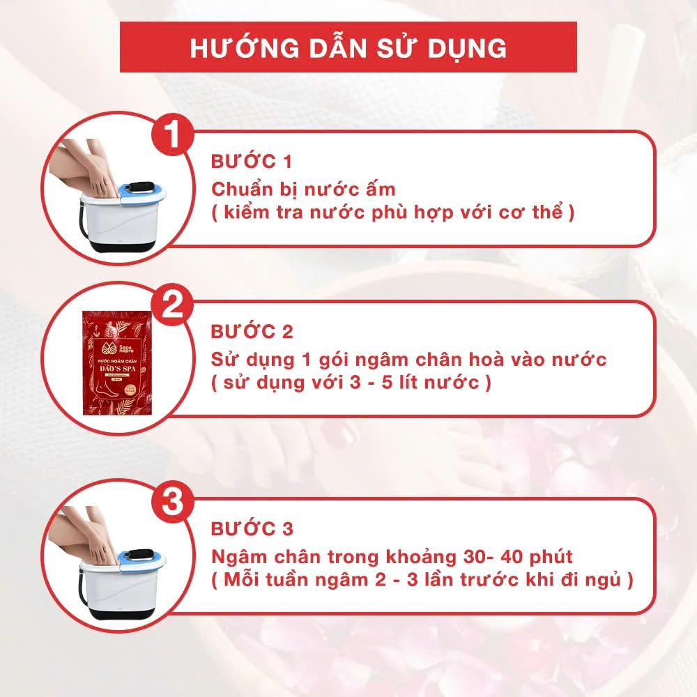Dao's Spa – Tận hưởng giây phú thư giãn với nước ngâm chân thảo dược