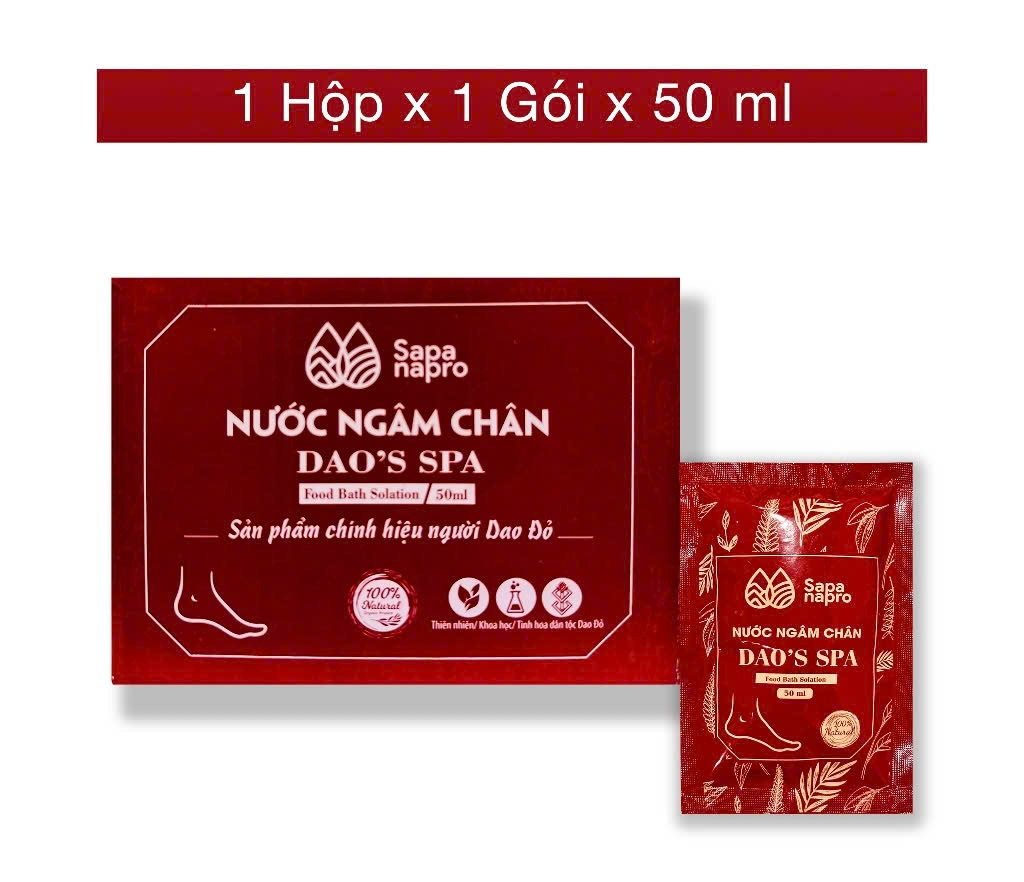 Đắm mình trong sự thư giãn với nước ngâm chân Dao's Spa