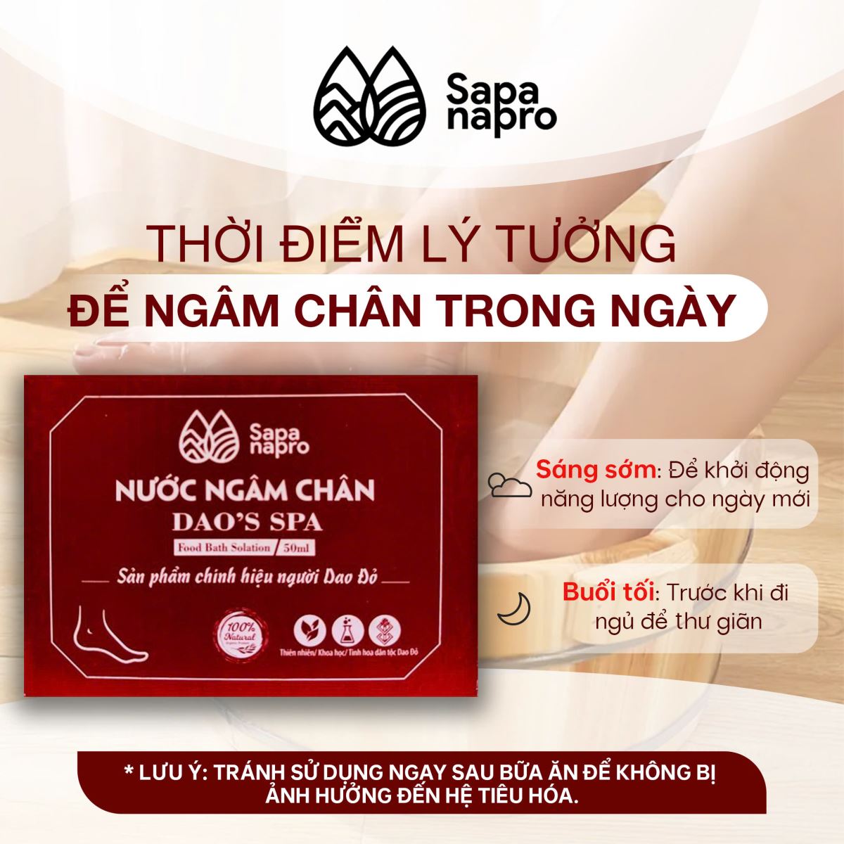 Dao's Spa – Tận hưởng giây phú thư giãn với nước ngâm chân thảo dược
