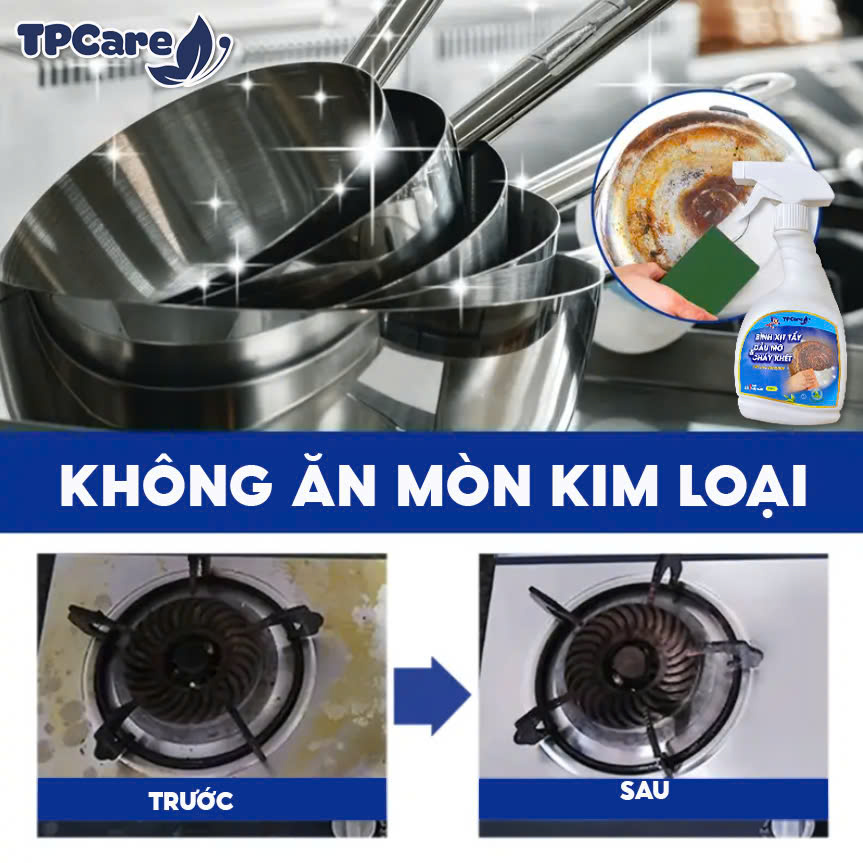 Đánh bay dầu mỡ cứng đầu với nước tẩy rửa TPCare
