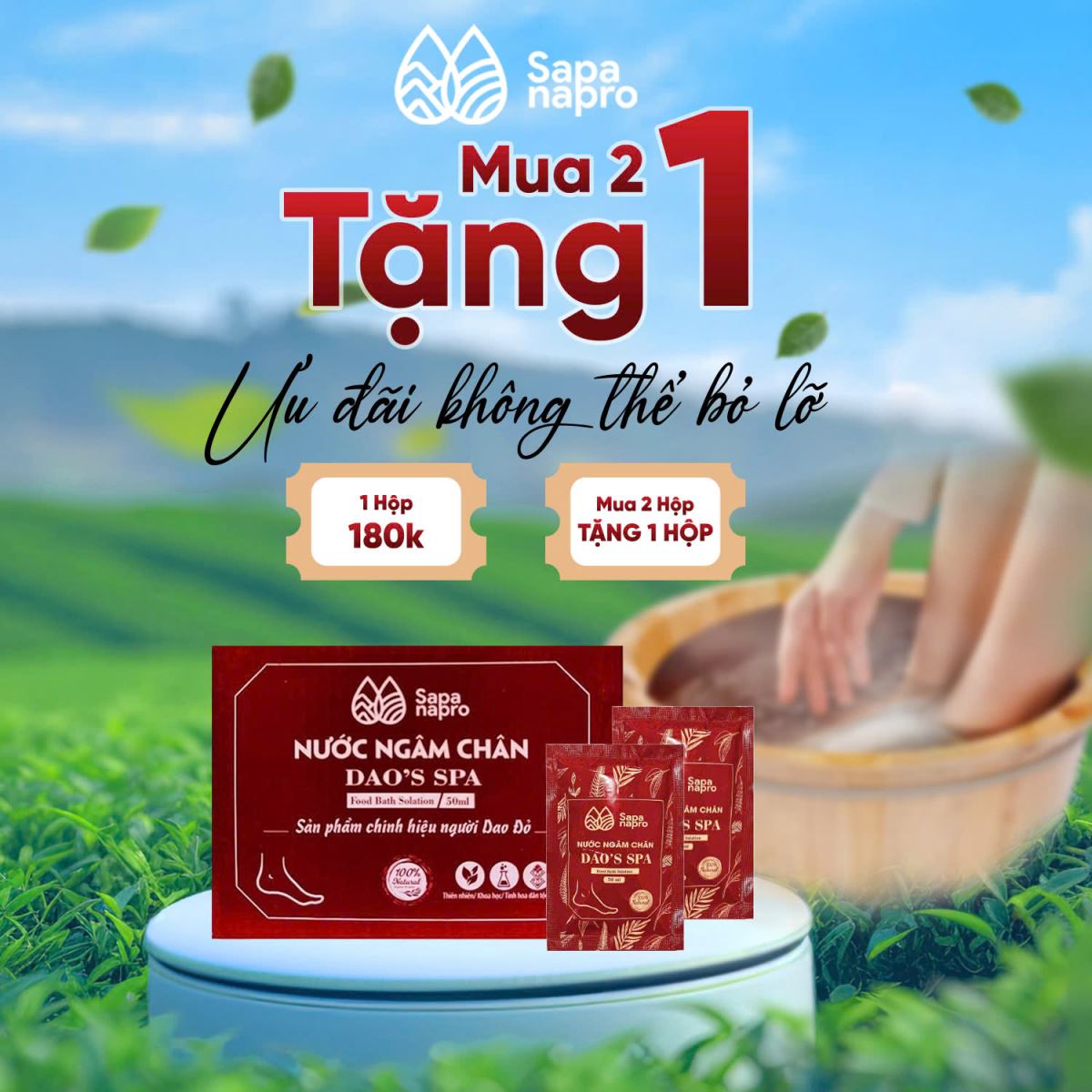 Cải thiện giấc ngủ với nước ngâm Dao's Spa