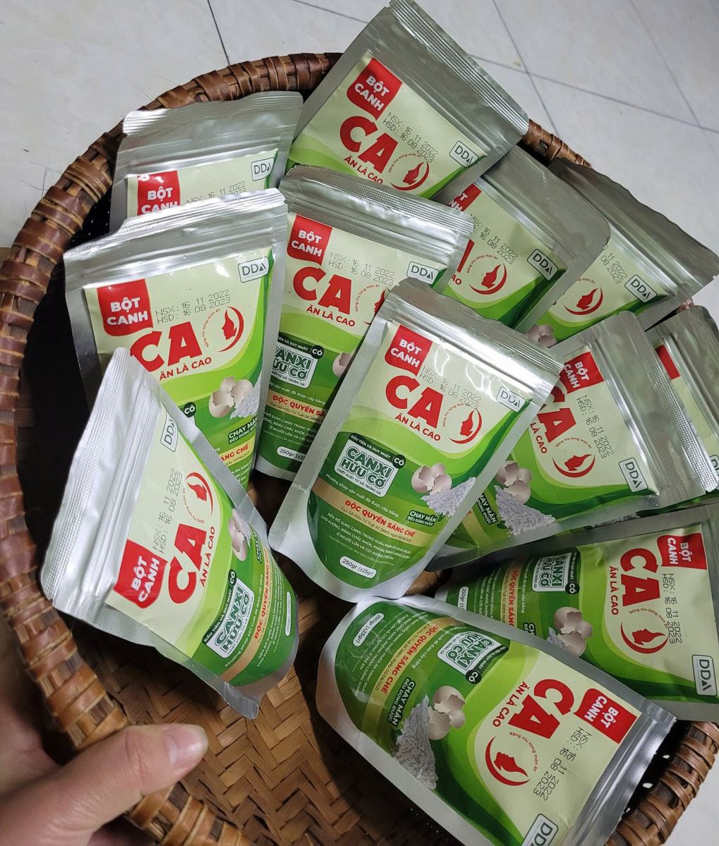 Mọi bữa ăn luôn đầy đủ canxi với bột canh canxi CAO