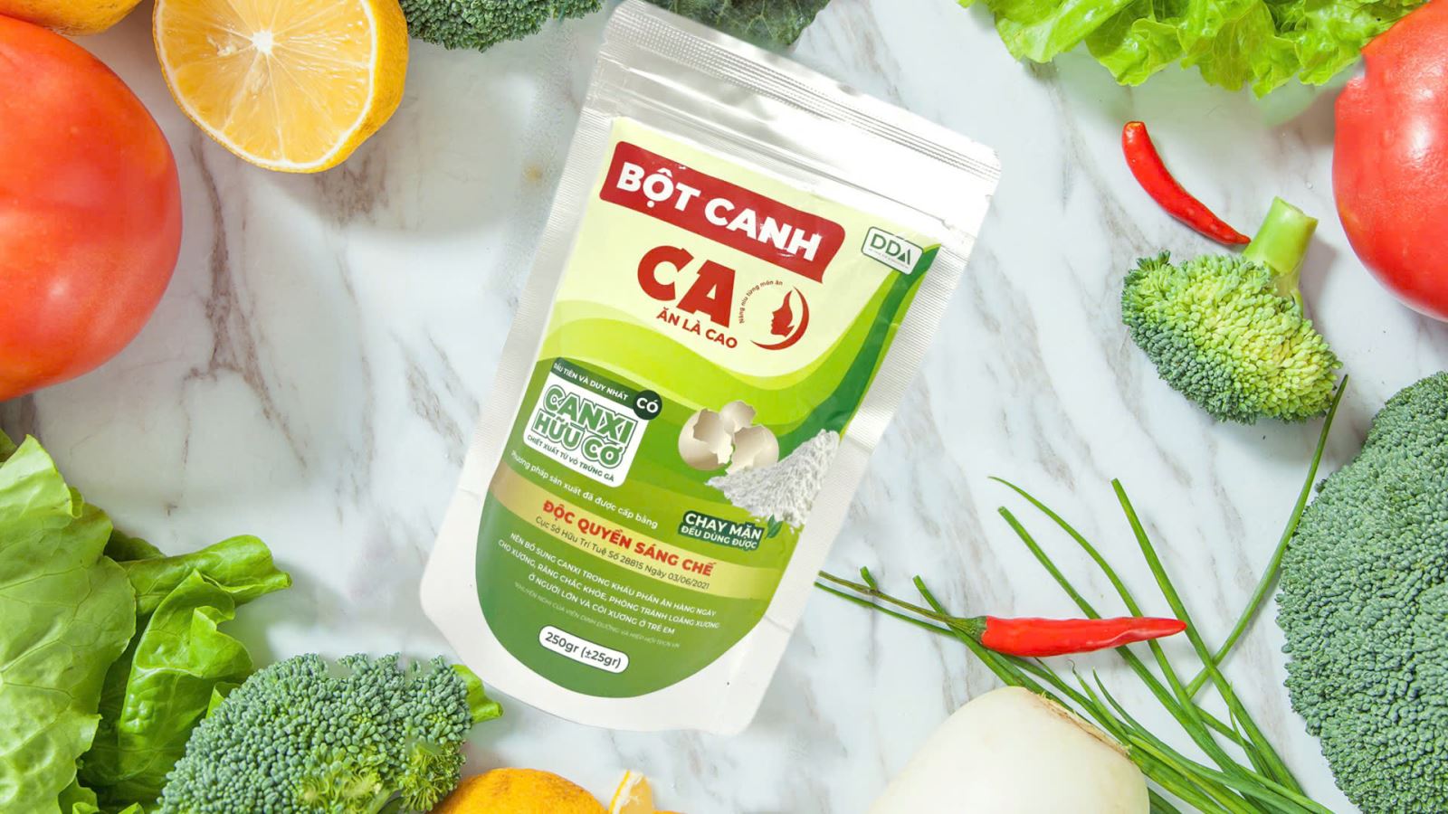 Mọi bữa ăn luôn đầy đủ canxi với bột canh canxi CAO